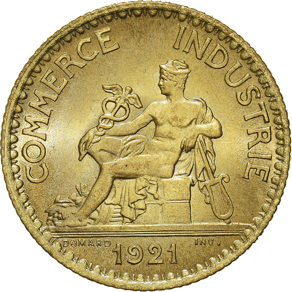 Moneda, Francia, Chambre de commerce, Franc, 1921, Paris, FDC, Aluminio -