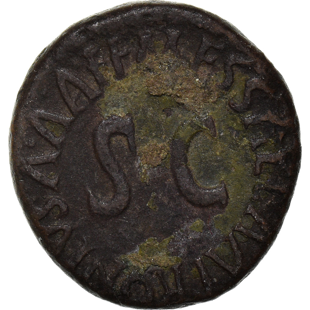 Coin, Augustus, Quadrans, 4 BC, Rome, EF(40-45), Copper, RIC:459