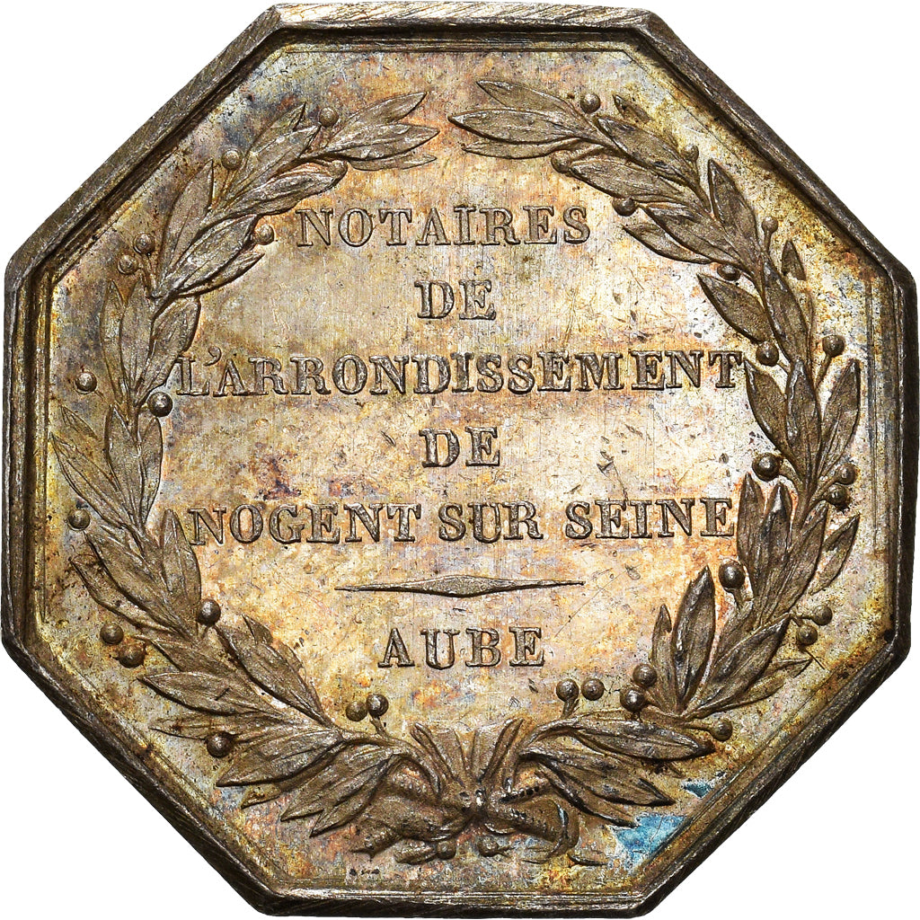 France, Token, Notaires de l'Arrondissement de Nogent-sur-Seine, Pingret