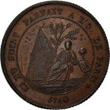 France, Token, Franc-Maçonnerie, Orient de Paris, AU(55-58), Copper