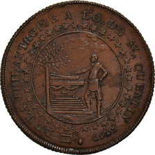 France, Token, Franc-Maçonnerie, Orient de Saint-Quentin, EF(40-45), Copper