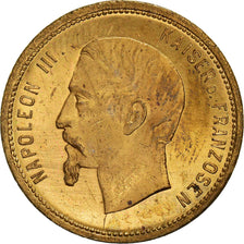 França, Medal, Jeton de jeu, Napoléon III, Kaiser d. Franzosen, MS(65-70)