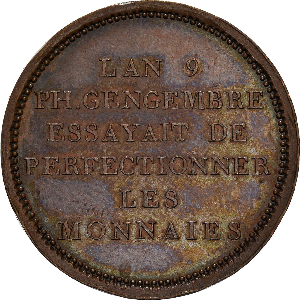 Coin, France, Lavoisier par Gengembre, 2 Francs, An 9 (1801), Paris, ESSAI