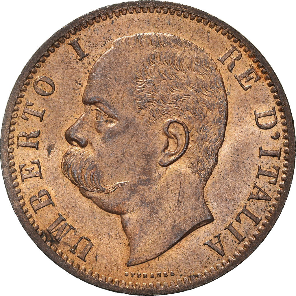 Munten, Italië, Umberto I, 10 Centesimi, 1894, Birmingham, FDC, Koper, KM:27.1