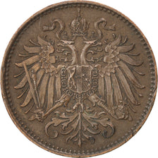 Coin, Austria, Franz Joseph I, 2 Heller, 1893, EF(40-45), Bronze, KM:2801