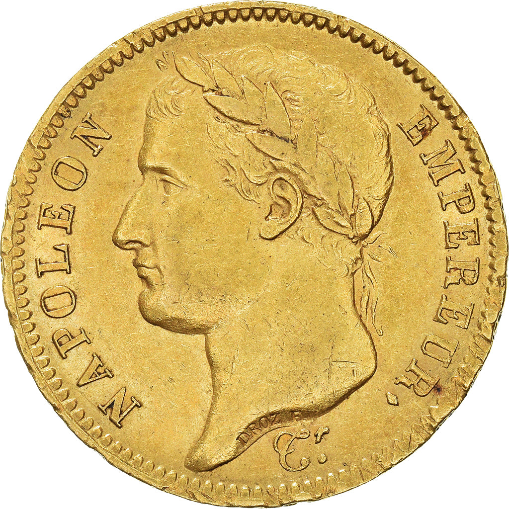 Münze, Frankreich, Napoléon I, 40 Francs, 1811, Paris, SS, Gold, KM:696.1, Le