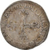 Coin, France, Louis XIII, 1/4 d'écu à la croix de face, 1617, Saint-Lô