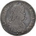 Moneda, Francia, Louis XIV, 1/2 Écu à la mèche courte, 1652/44, Lyon, BC+