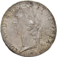 Coin, France, Louis XV, Écu au bandeau, Ecu, 1756, Toulouse, VF(30-35), Silver