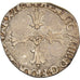 Coin, France, Henri IV, 1/8 d'écu à la croix feuillue de face, 1608, Bayonne
