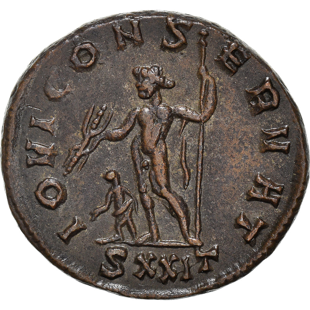 Moneta, Diocletian, Aurelianus, 286-287, Ticinum, SPL-, Biglione, RIC:220