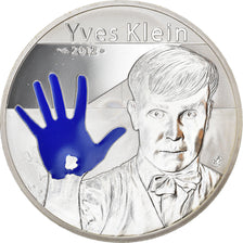 France, 10 Euro, 2012, Paris, Yves Klein, MS(65-70), Silver, KM:2087