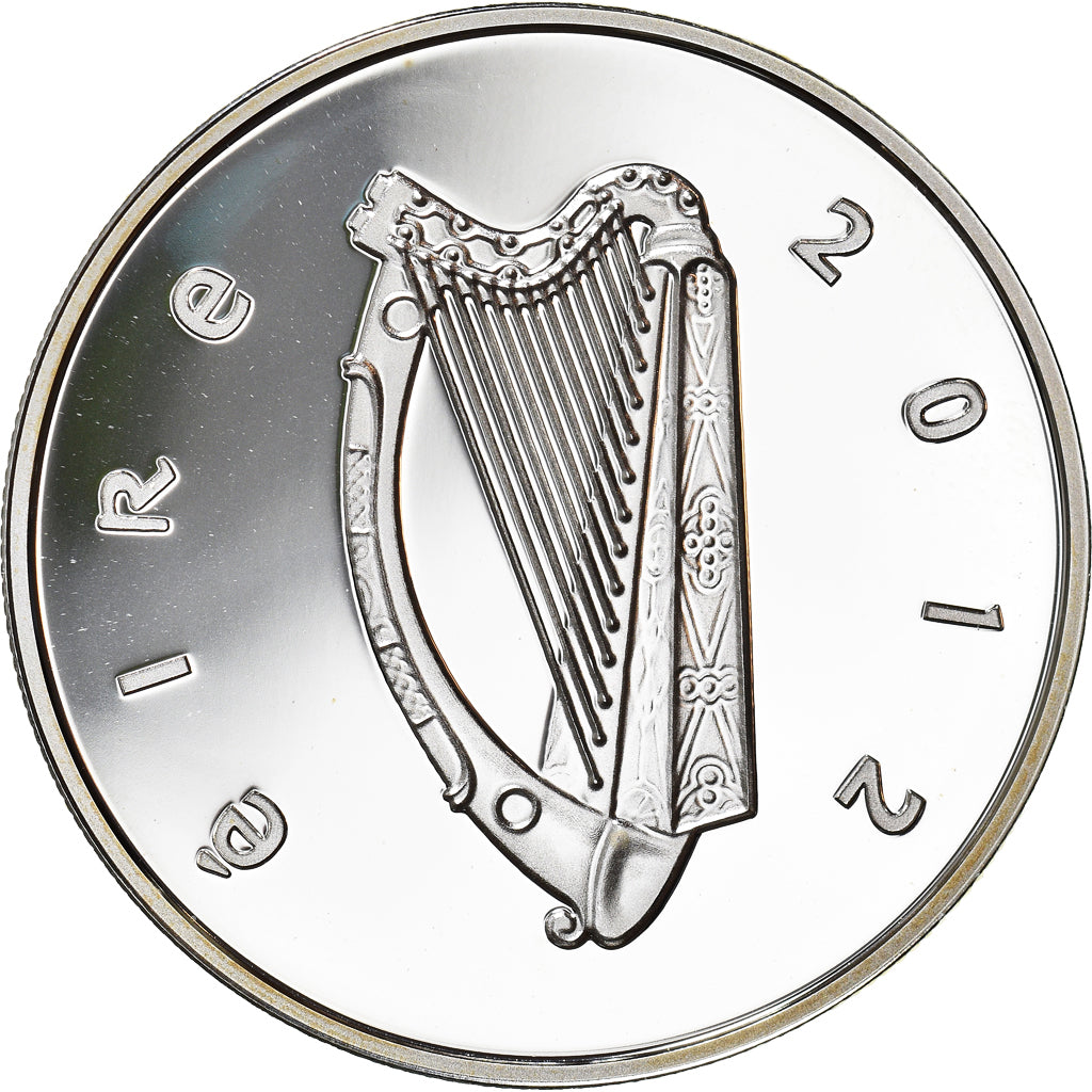 IRELAND REPUBLIC, 10 Euro, Jack B. Yeats, 2012, MS(65-70), Silver, KM:70