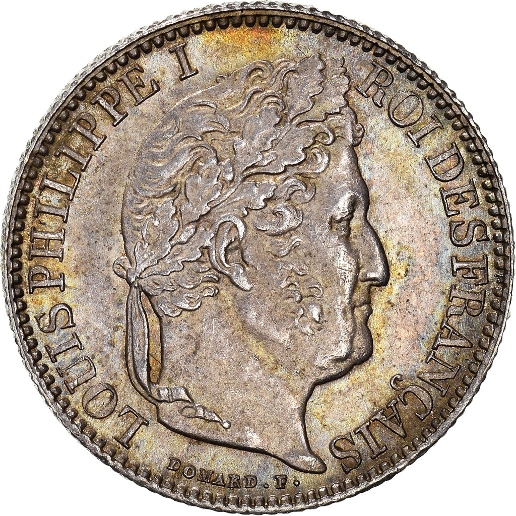 Coin, France, Louis-Philippe, 50 Centimes, 1848, Paris, MS(60-62), Silver