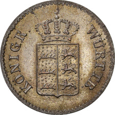 Coin, German States, WURTTEMBERG, Wilhelm I, Kreuzer, 1856, Stuttgart
