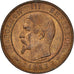 Münze, Frankreich, Napoleon III, 10 Centimes, 1853, Paris, VZ, Bronze