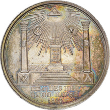 France, Token, Franc-Maçonnerie, Le Havre, Coquardon, MS(63), Silver