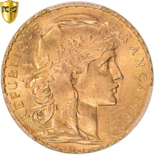 Monnaie, France, Marianne, 20 Francs, 1908, Paris, PCGS, MS66, FDC, Or, KM:857