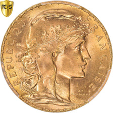 Moeda, França, Marianne, 20 Francs, 1909, Paris, PCGS, MS66, MS(65-70)
