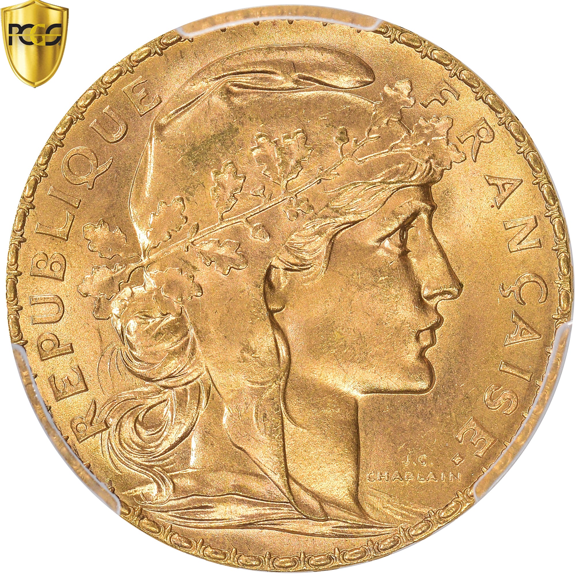 Monnaie, France, Marianne, 20 Francs, 1913, Paris, PCGS, MS66, FDC, Or, KM:857