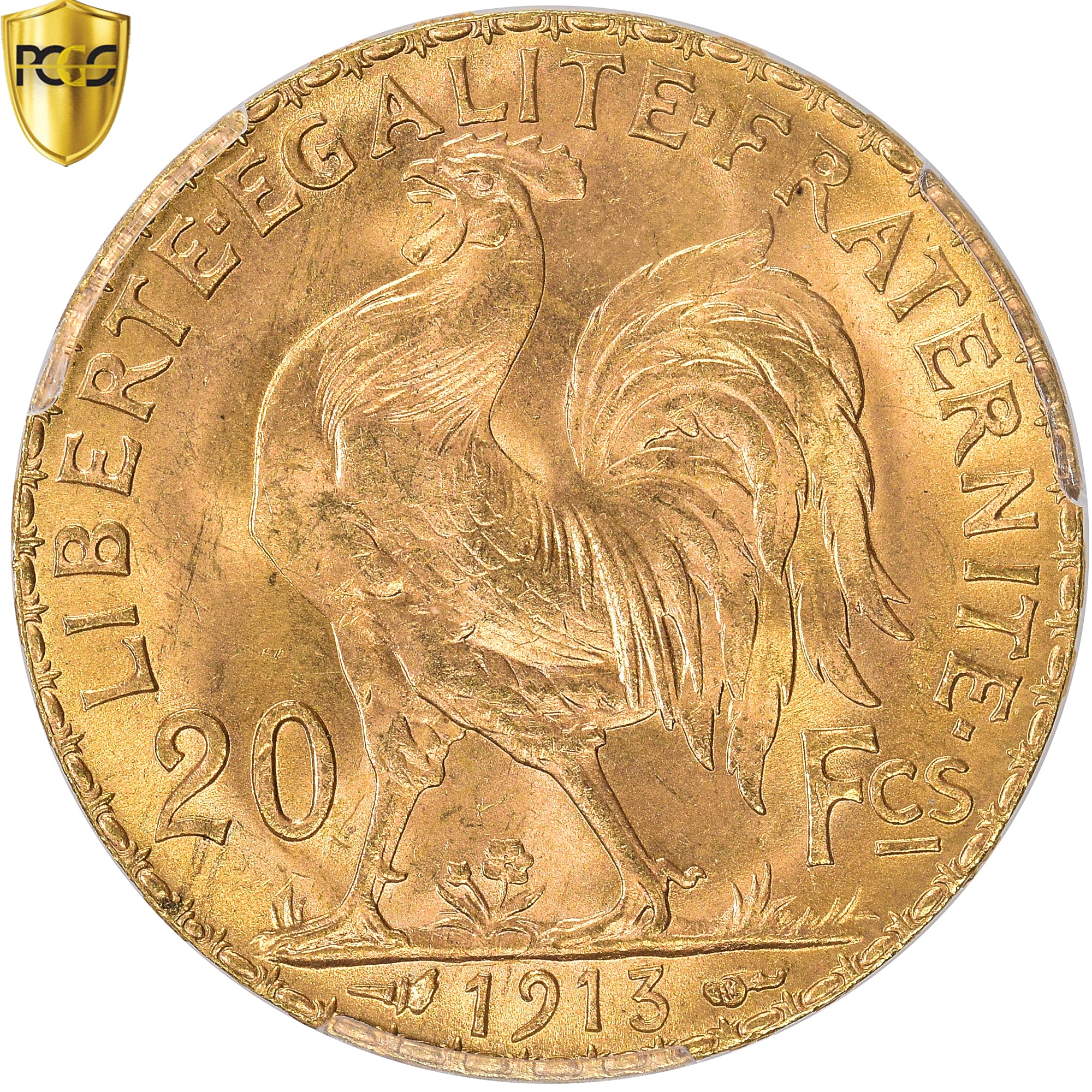 Monnaie, France, Marianne, 20 Francs, 1913, Paris, PCGS, MS66, FDC, Or, KM:857