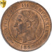 Coin, France, Napoleon III, 10 Centimes, 1853, Paris, PCGS, MS64+RB, MS(64)