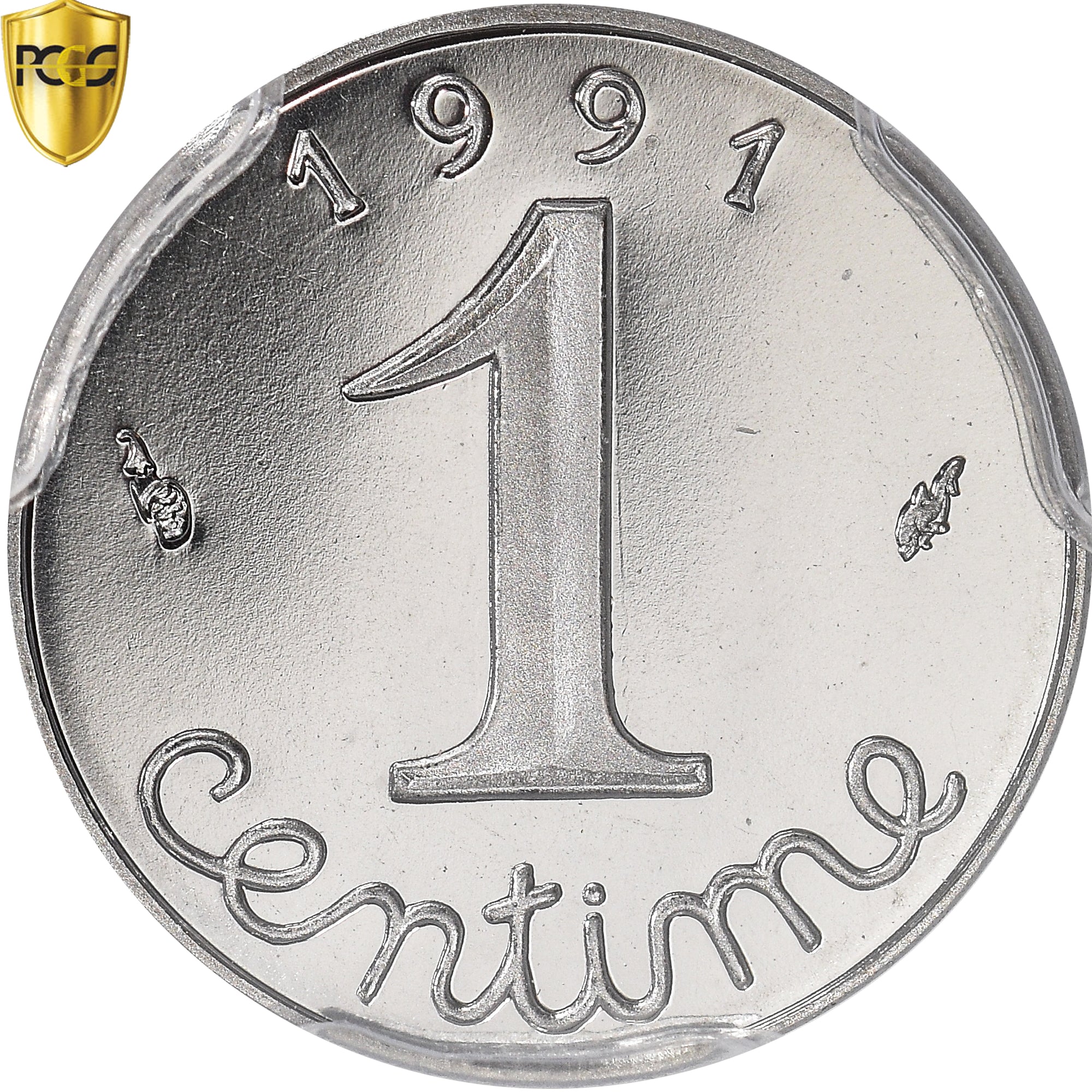 Coin, France, Épi, Centime, 1991, Paris, BE, PCGS, PR69DCAM, MS(65-70)