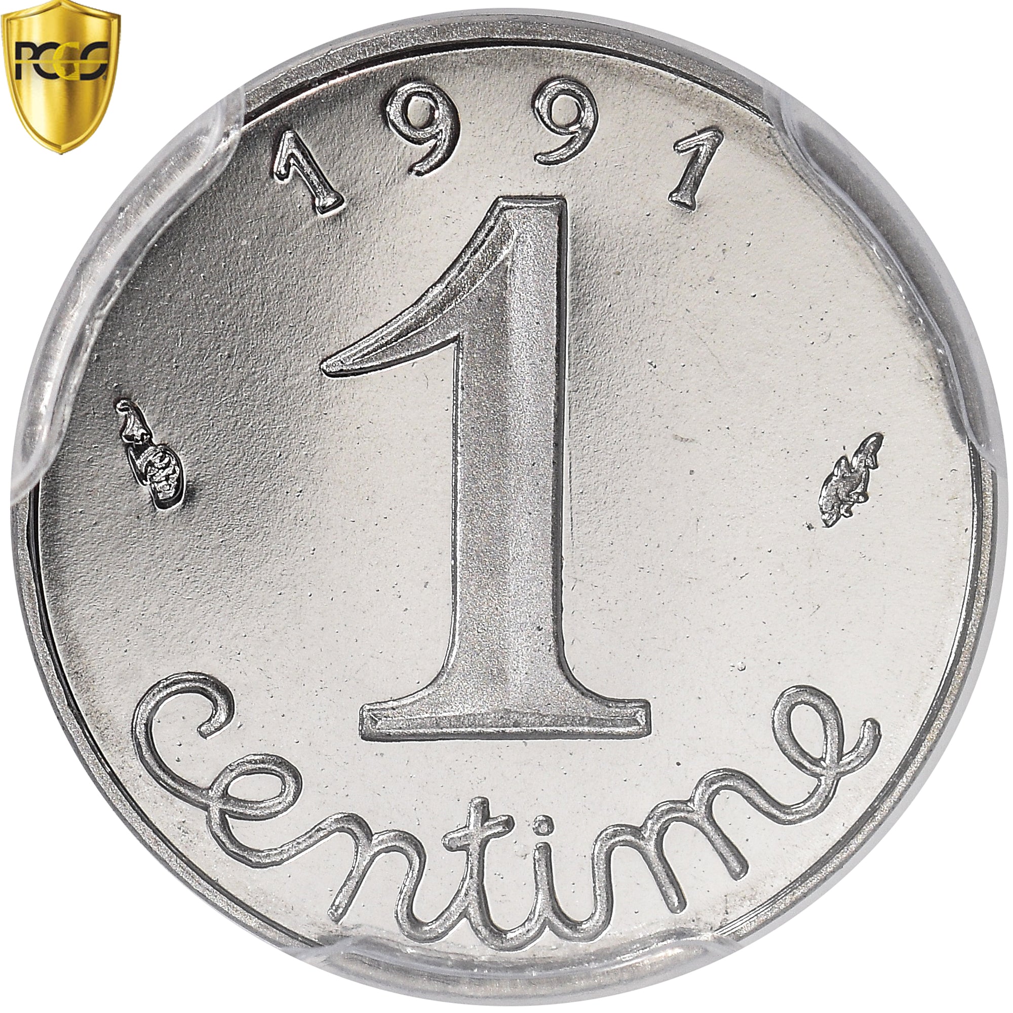 Coin, France, Épi, Centime, 1991, Paris, BE, PCGS, PR69DCAM, MS(65-70)