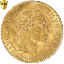 Monnaie, France, Napoleon III, 10 Francs, 1868, Paris, PCGS, MS63, SPL, Or