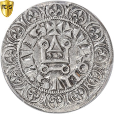 Monnaie, France, Philippe IV le Bel, Gros Tournois à l'O rond, PCGS, XF45, TTB