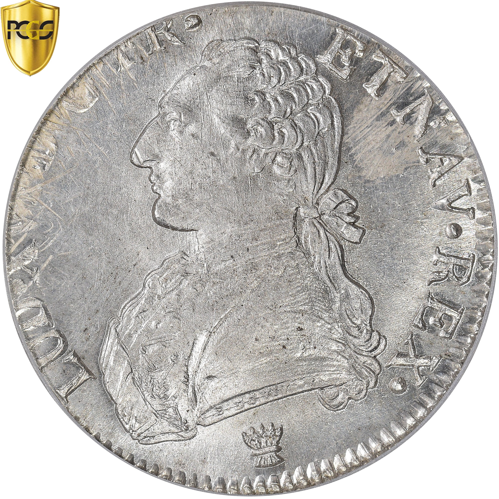 Coin, France, Louis XVI, Écu aux branches d'olivier, Ecu, 1784, Limoges, TOP