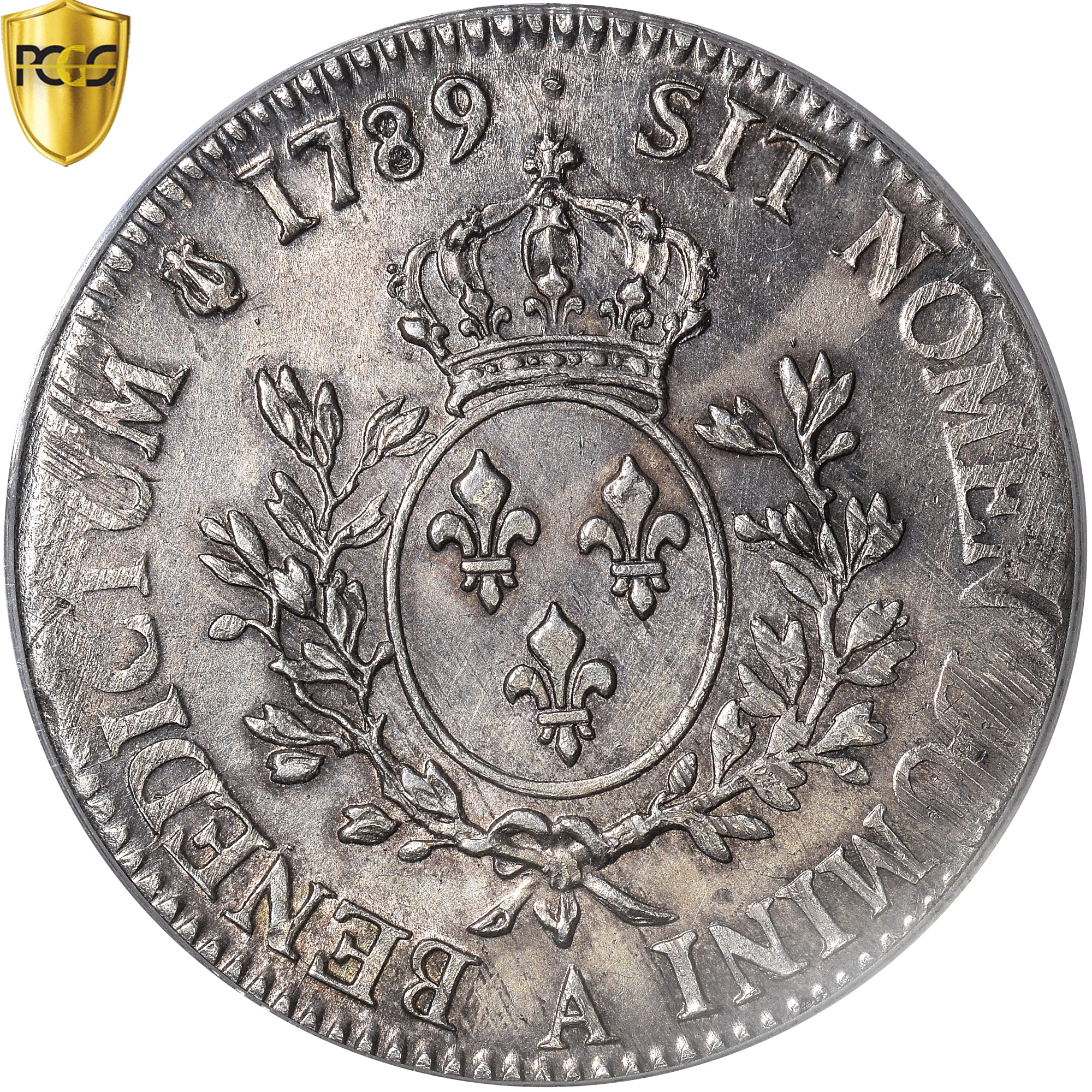 Coin, France, Louis XVI, Écu aux branches d'olivier, Ecu, 1789, Paris, PCGS