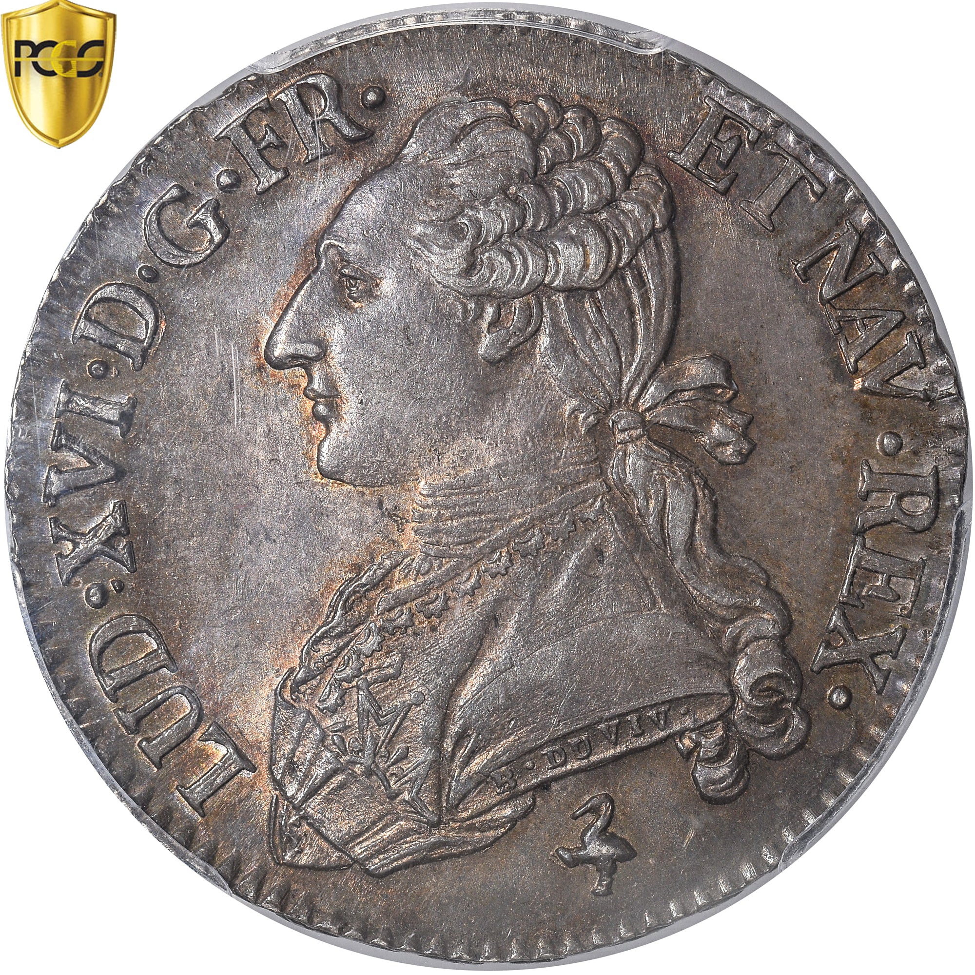 Coin, France, Louis XVI, 1/2 Ecu, 1791, Paris, TOP POP, PCGS, MS64, MS(64)