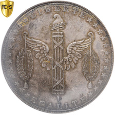 Coin, France, Brézin, Essai de l'Écu de 6 livres, (1792), TOP POP, PCGS, SP62