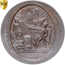 Munten, Frankrijk, 5 Sols, 1792, Birmingham, PCGS, MS64BN, UNC, Bronzen