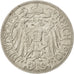 Moneda, ALEMANIA - IMPERIO, Wilhelm II, 25 Pfennig, 1910, Stuttgart, MBC