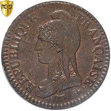 Coin, France, Dupré, 2 Décimes, An 4 (1796), Paris, PCGS, MS63BN, MS(63)