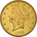 Coin, United States, Liberty Head, $20, Double Eagle, 1900, U.S. Mint, San