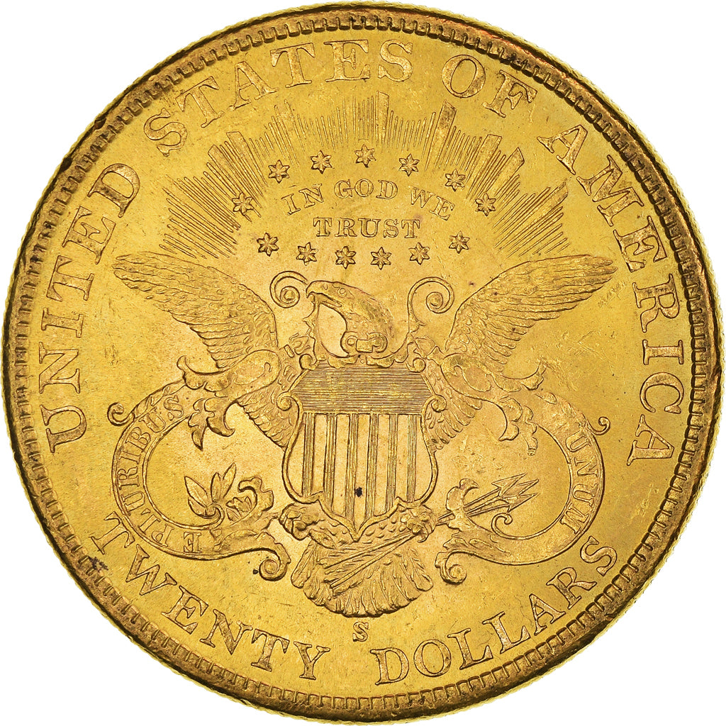Coin, United States, Liberty Head, $20, Double Eagle, 1900, U.S. Mint, San