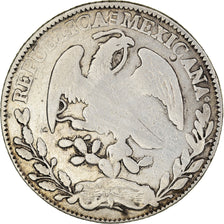 Münze, Mexiko, 8 Reales, 1876, Zacatecas, SGE, Silber, KM:377.13