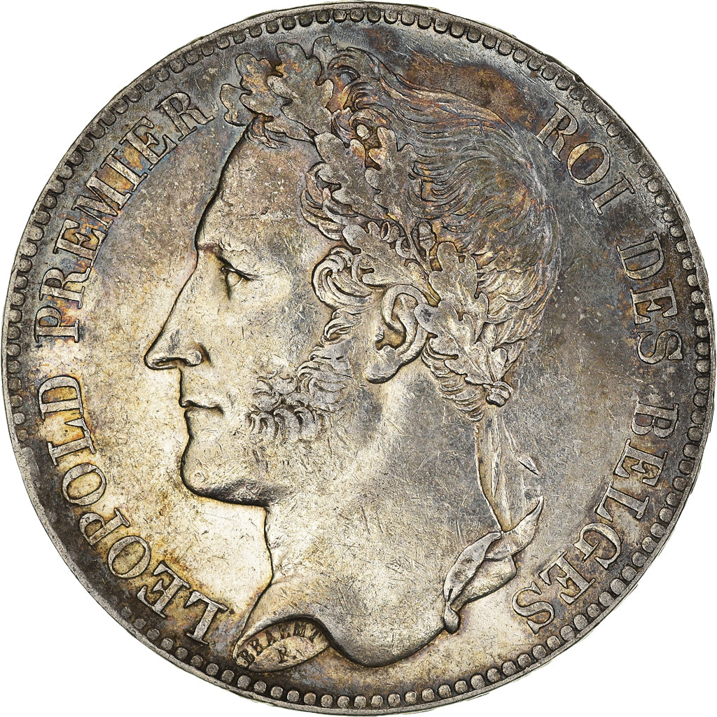 Coin, Belgium, Leopold I, 5 Francs, 5 Frank, 1847, EF(40-45), Silver, KM:3.2