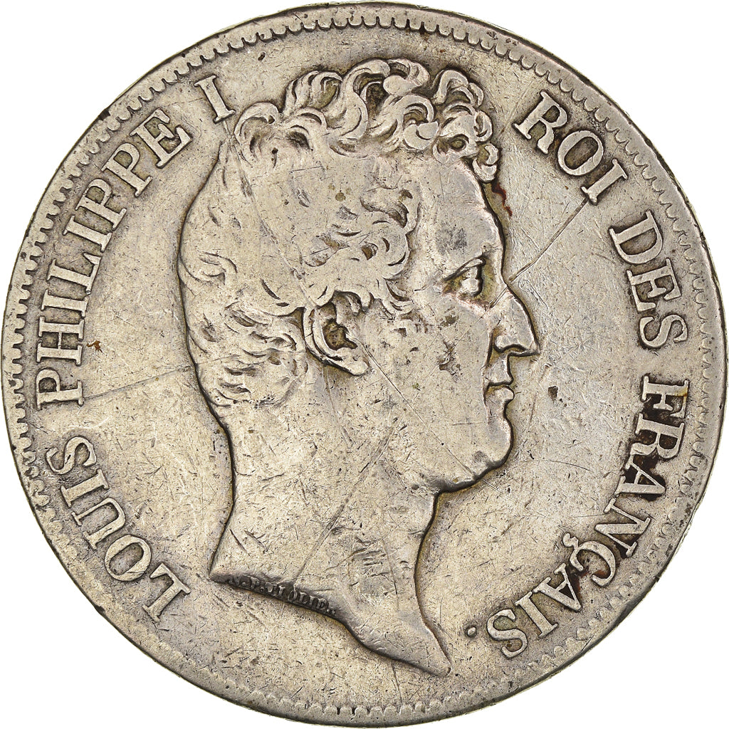 Coin, France, Louis-Philippe, 5 Francs, 1830, Lille, F(12-15), Silver