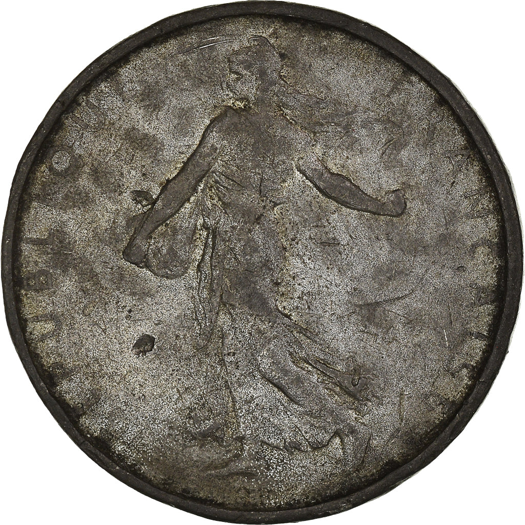 Coin, France, Semeuse, 5 Francs, 1961, Paris, Contemporary forgery in tin