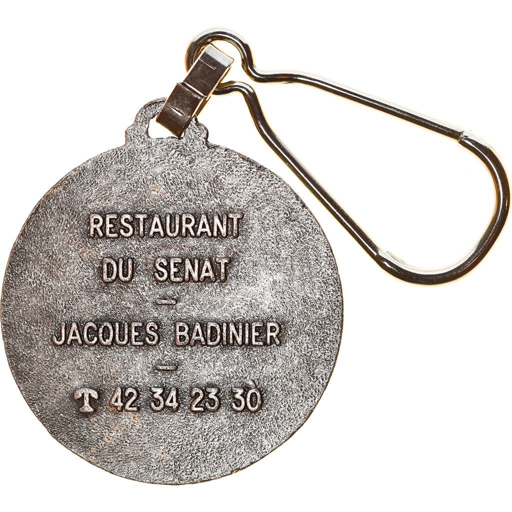 France, Médaille, Porte-Clé, Restaurant du Sénat, Politics, TTB+, Métal