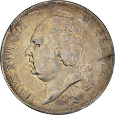 Monnaie, France, Louis XVIII, 5 Francs, 1823, Lille, TTB, Argent, KM:711.13, Le