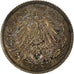 Coin, GERMANY - EMPIRE, 1/2 Mark, 1911, Karlsruhe, EF(40-45), Silver, KM:17