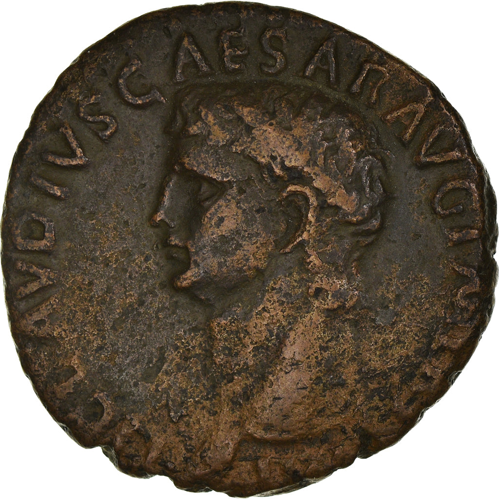 Coin, Claudius, As, 50-54, Rome, VF(30-35), Copper, RIC:113