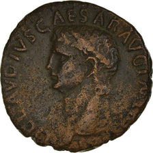 Coin, Claudius, As, 50-54, Rome, VF(30-35), Copper, RIC:113