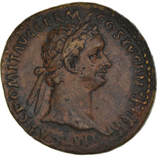 Coin, Domitian, As, 90-91, Rome, EF(40-45), Copper, RIC:395