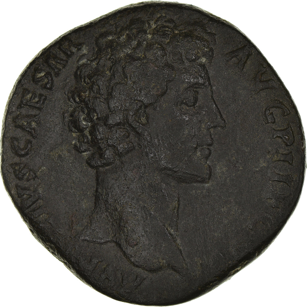 Moneta, Marcus Aurelius, Sesterzio, 142, Rome, MB+, Bronzo, RIC:1234a
